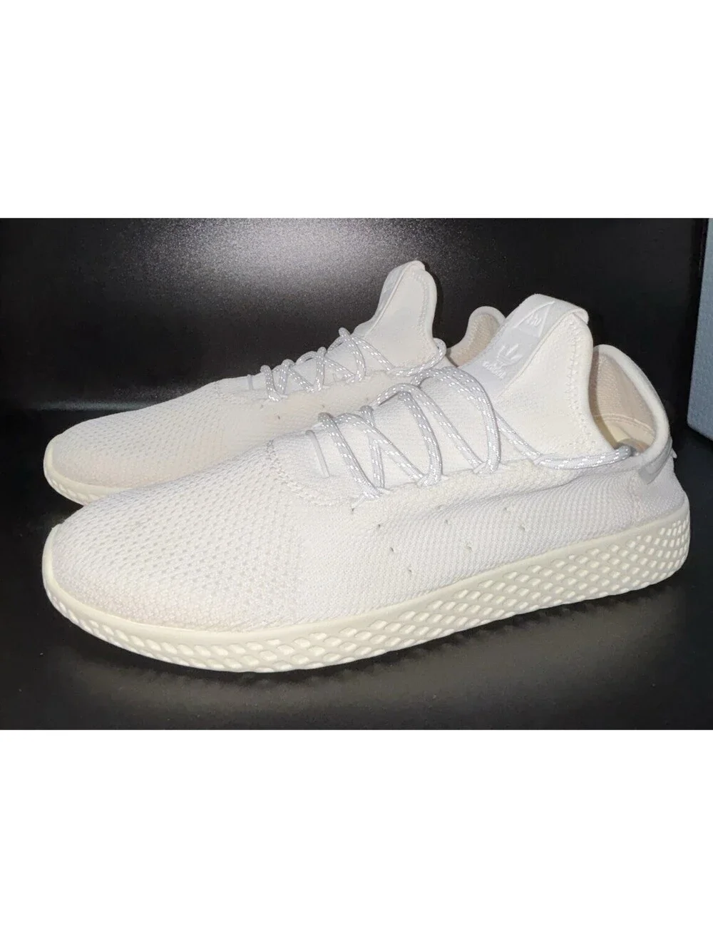 Adidas Pharrell Williams Tennis Hu Holi Cream White DA9613 Size 10 Limited